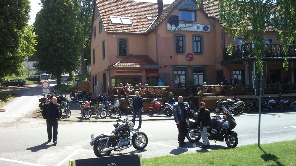 Biker cafe Geronimo.